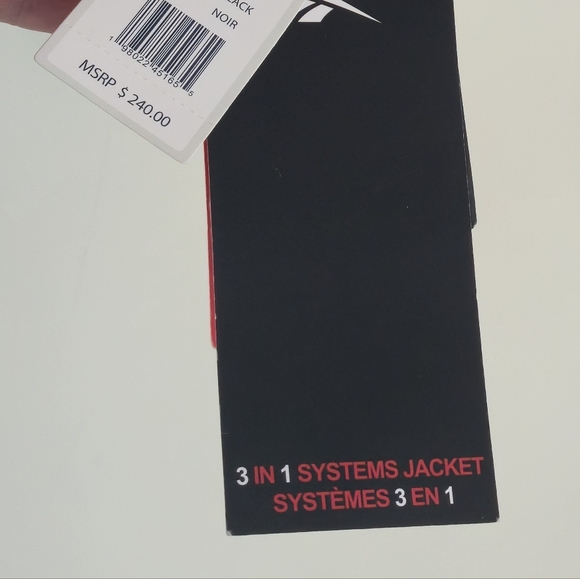 Reebok Men’s 3 in 1 Systems Jacket Black XL NWT Hooded Winter Puffer Coat - Picture 5 of 16